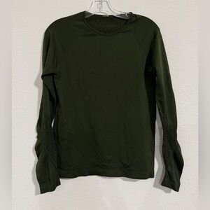 Dark Green Breathable athletic top